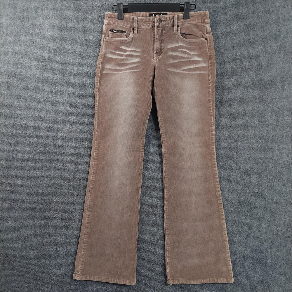 L.e.i. Pants Juniors 7 Beige Corduroy Bootcut‎ Stretch 5 Pocket Teen Casual